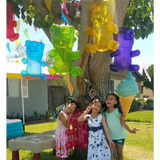 2 Inflatable 24’’ Gummy Bears - Candyland Party Decorations Birthday Pool Floaties - Party Favors
