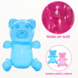 2 Inflatable 24’’ Gummy Bears - Candyland Party Decorations Birthday Pool Floaties - Party Favors