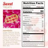 4E's Novelty 30 Packs Sour Lip Jelly, Strawberry Flavour Sour Lips Gummies