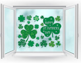 4E's Novelty 115 Pcs St Patricks Day Window Clings (9 Sheets)
