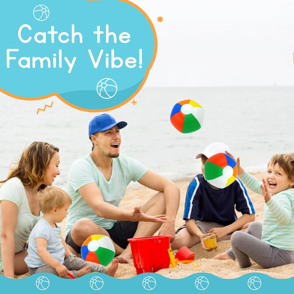 4E's Novelty Mini Beach Balls – 28 Pack, 4" Inflatable Pool Party Favors for Kids