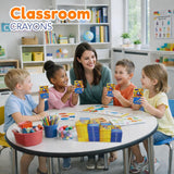 4E's Novelty 48 Boxes of 8-Pack Crayons - Bulk, Non-Toxic