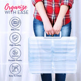 4E's Novelty 16 Pack Clear Photo Storage Box with 4x6 Photo Cases
