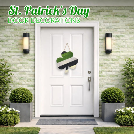 4E's Novelty St. Patrick's Day Door Decorations Wooden Hanger