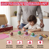 4E's Novelty Valentine Stretch Squeeze Balls with Cards (28 Pack)