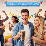 10Pcs Cowboy Boot Mugs 17 oz - Reusable Plastic  Reusable Hard Plastic, BPA Free - for Cowboy Themed Party Supplies, Western Accessories.