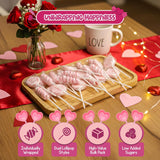 4E's Novelty Pink Swirl and Twist Lollipop (48 Pack) - Pink Swirl Lollipops