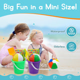 4E's Novelty Mini Beach Balls – 28 Pack, 4" Inflatable Pool Party Favors for Kids