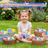4E’s Novelty 24 Pack Water Bomb Splash Balls – 3 Inch Mini Water Absorbent Balls for Pool & Beach Party Favors