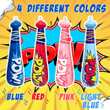 4E's Novelty 25 Piece Set Inflatable Baseball Bats With Pow Design