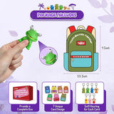 4E's Novelty 24 Pack Popping Eye Animal Keychain with Valentines Cards