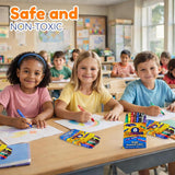 4E's Novelty 48 Boxes of 8-Pack Crayons - Bulk, Non-Toxic