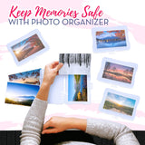 4E's Novelty 16 Pack Clear Photo Storage Box with 4x6 Photo Cases