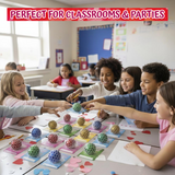 4E's Novelty Valentine Stretch Squeeze Balls with Cards (28 Pack)