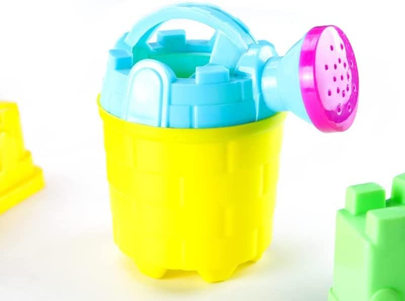 4E's Novelty 6 Pack Mini Watering Cans for Kids – Fun Beach & Garden Toys for Toddlers