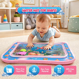 4E's Novelty Water Mat for Babies - Inflatable Tummy Time Play Mat for Sensory Development