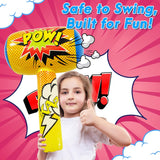 4E's Novelty 25 Piece Set Inflatable Baseball Bats With Pow Design