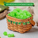 4E's Novelty 170 Pcs St. Patrick's Day Shamrock Candy Bulk 2LB