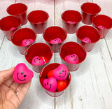 4E's Novelty 48-Pack Heart Stress Balls – 1.5” Mini Valentine Stress Hearts for Kids & Adults