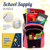 4E's Novelty 44 Piece Schools Supplies Kit, Back to School Supply Box