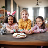 4E's Novelty Easter Temporary Tattoos 144 Pack Pre-Cut – Non-Toxic Easter Basket Stuffers, Egg Fillers, Kids Party Favors, Goodie Bag Stickers