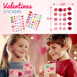 4E's Novelty Valentine Coloring Tablecloth & Stickers Set