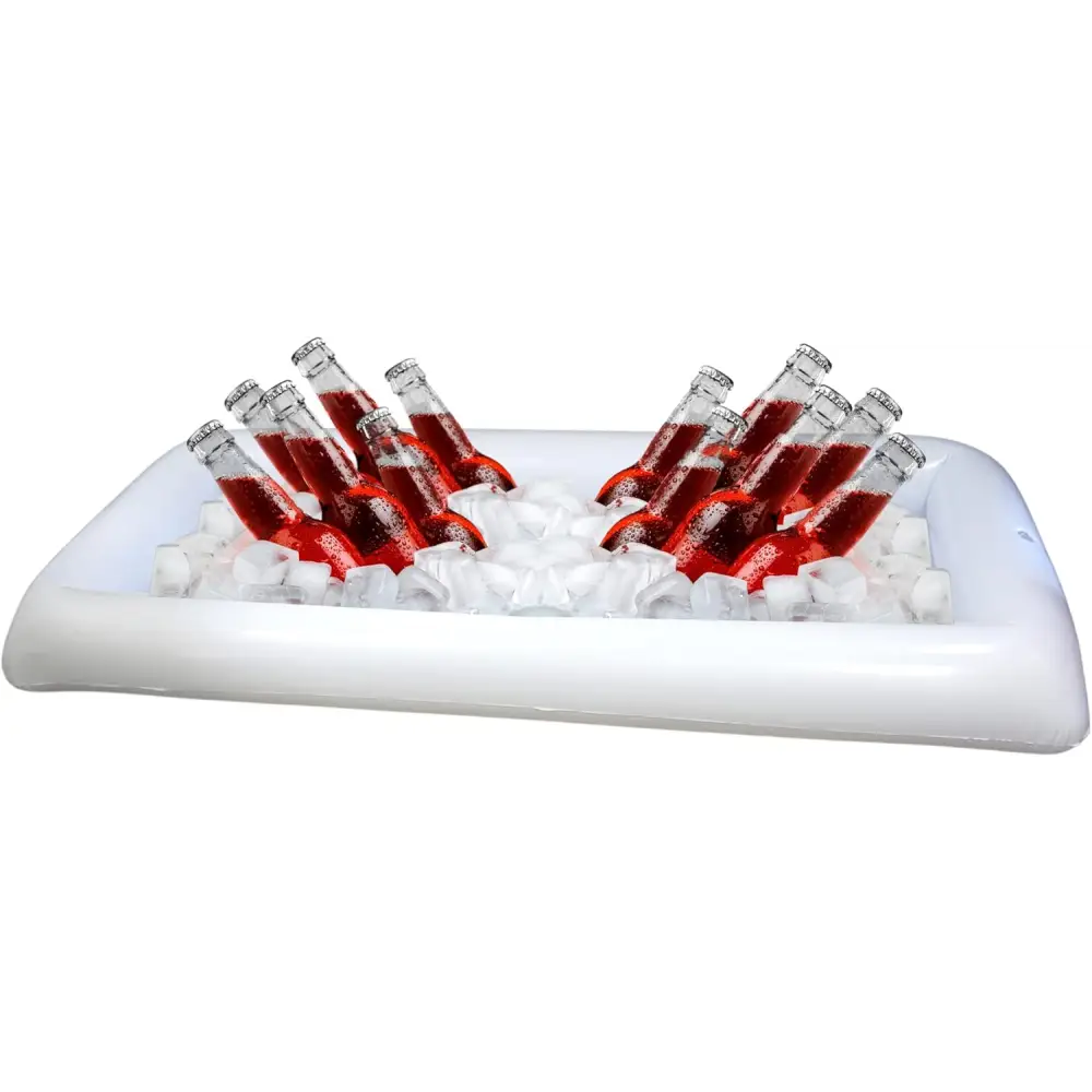 4E’s Novelty 1 Pack Inflatable Serving Bar – Iced Buffet Tray for Parties