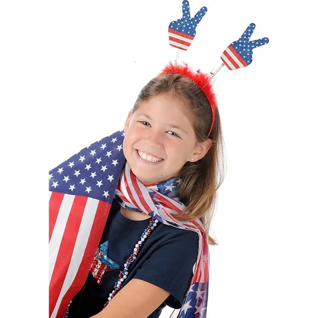4E’s Novelty 10 Pack 4th of July Headband – Patriotic Accessories for Kids & Adults