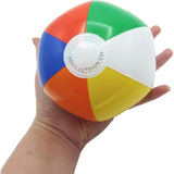 4E's Novelty Mini Beach Balls Bulk Pack (100) - Summer Party Favors & Inflatable Pool Toys, Hawaiian Party