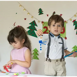 4E’s Novelty 12 Pack Christmas Snowman Stick Ornament Craft Kit - Fun DIY Snowman Ornament Kit Complete Snowman