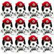 4E’s Novelty 12 Pack Dalmatian Stuffed Animals - Plush Puppy Toys for Kids Party Favors & Gifts