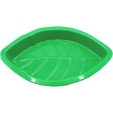 4E’s Novelty 12 Pack Green Leaf Plates for Luau Party Decorations – Cute Luau Party Trays Perfect Hawaiian Party