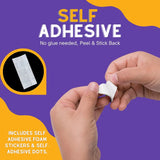 4E’s Novelty 12 Pack Halloween Bookmark Craft Kit – Foam Crafts for Kids Ages 4-8 8-12 Classroom Fun - Arts & Crafts
