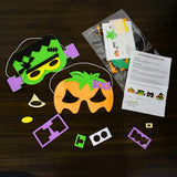 4E’s Novelty 12 Pack Halloween DIY Mask Craft Kit – Foam Crafts for Kids Ages 3 + Party & Classroom Fun