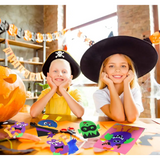 4E’s Novelty 12 Pack Halloween Silly Monster Craft Kit – Foam Magnet Crafts for Kids Ages 3 + Party Fun
