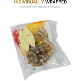 4E’s Novelty 12 Pack Pinecone Turkey Craft Kit - DIY Thanksgiving Crafts for Kids & Adults Turkey Arts and Crafts