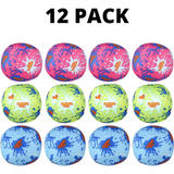 4E’s Novelty 12 Pack Water Bomb Splash Balls – 3’’ Sponge Balls for Pool Party Kids