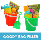 4E's Novelty 6 Pcs Kids Watering Can Bulk (Mini) Plastic - Gardening Planting Tools for Kids & Toddlers, Beach Party Favors, Sand Toys, Bulk Gifts