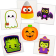 4E’s Novelty 144 Halloween Tattoos for Kids – 2’’ Non-Toxic Pre-Cut Temporary Tattoos Goodie Bag Fillers - Arts & Crafts