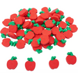 4E’s Novelty 144 Mini Apple Erasers: Perfect for Classroom Math Manipulatives Welcome Back to School Gifts Teacher