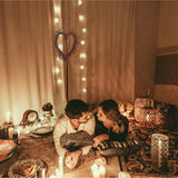 4E’s Novelty 15” Heart Grapevine Wreath – Rustic Valentine Door Wreath with Red Berries