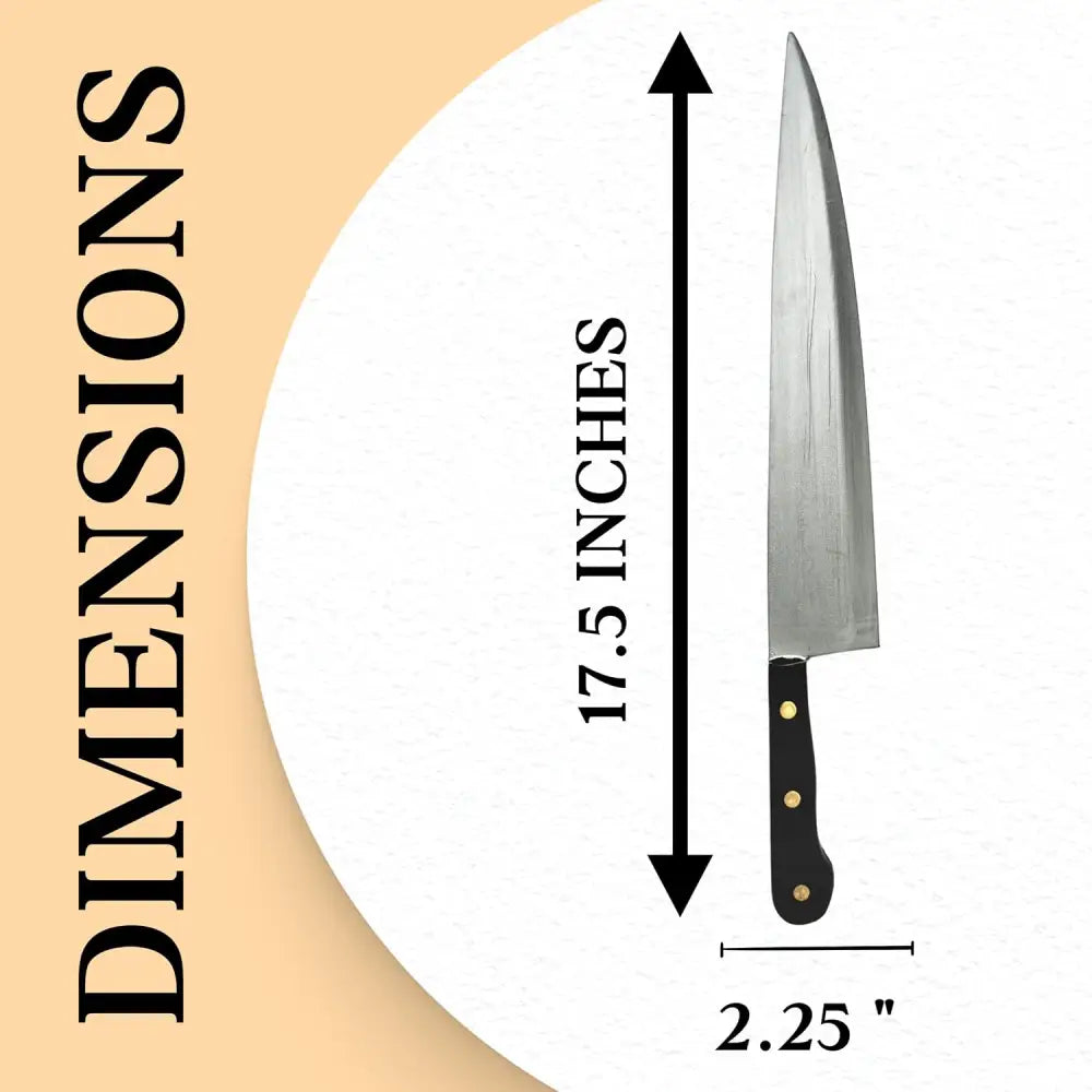 4E’s Novelty 17.5’’ Fake Knife Movie Prop - Realistic Prop Knife Prank Knife Foam Toy Knife for Kids Halloween Knives