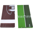 4E’s Novelty 2-Pack Football Party Tablecloths – Disposable 54x108” Covers for Game Day Decor