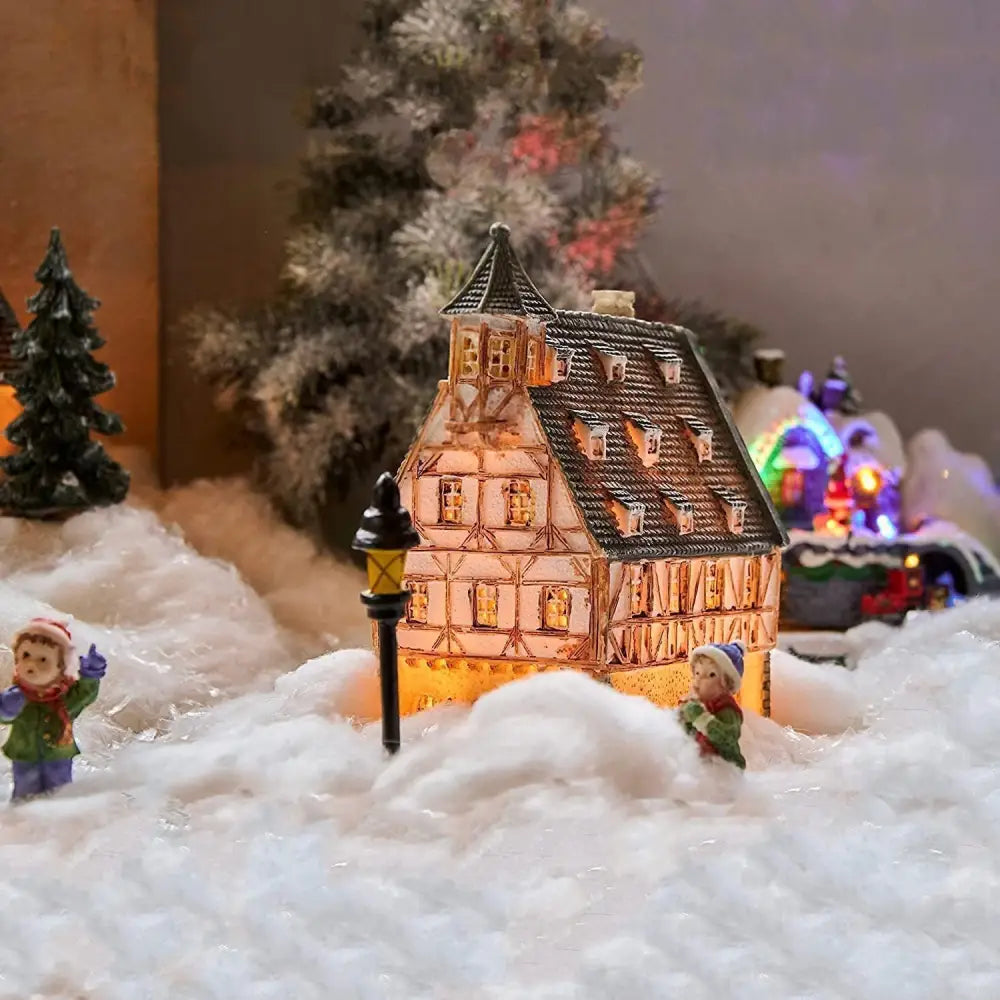 4E’s Novelty 2 Pack Snow Blanket Roll (8 Ft x 30’’ Each) Thick Fluffy Fake Snow Blanket for Christmas Village