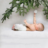 4E’s Novelty 2 Pack Snow Blanket Roll (8 Ft x 30’’ Each) Thick Fluffy Fake Snow Blanket for Christmas Village