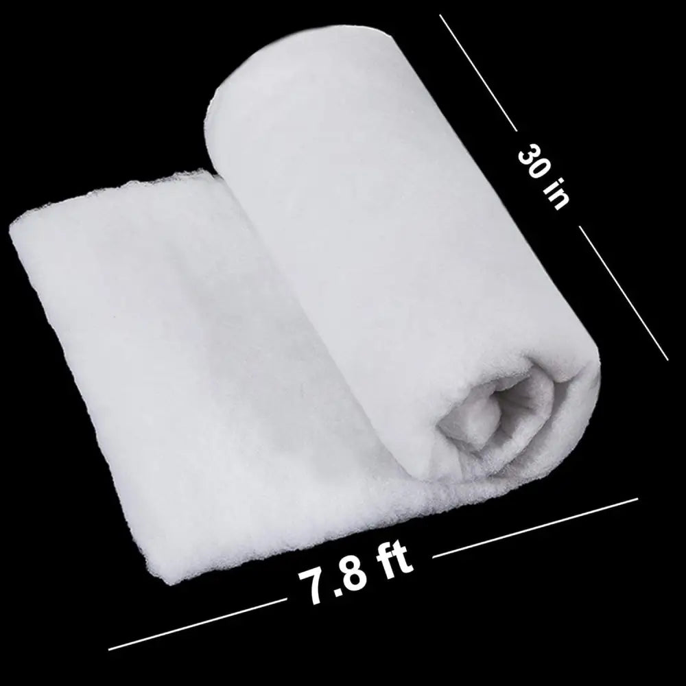 4E’s Novelty 2 Pack Snow Blanket Roll (8 Ft x 30’’ Each) Thick Fluffy Fake Snow Blanket for Christmas Village