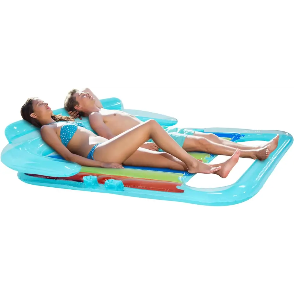 4Es Novelty Pool Relaxation Paradise Premium two Person Lounger for Sun Fun and Serenity