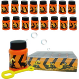 24 Pack Construction Themed Mini Bubbles Party Favors for Kids 1 FL oz. Construction Birthday Party Supplies, Dump Truck Decorations, Goodie Bag Fillers, Bulk Bubble Bottles for Kids Summer Toys