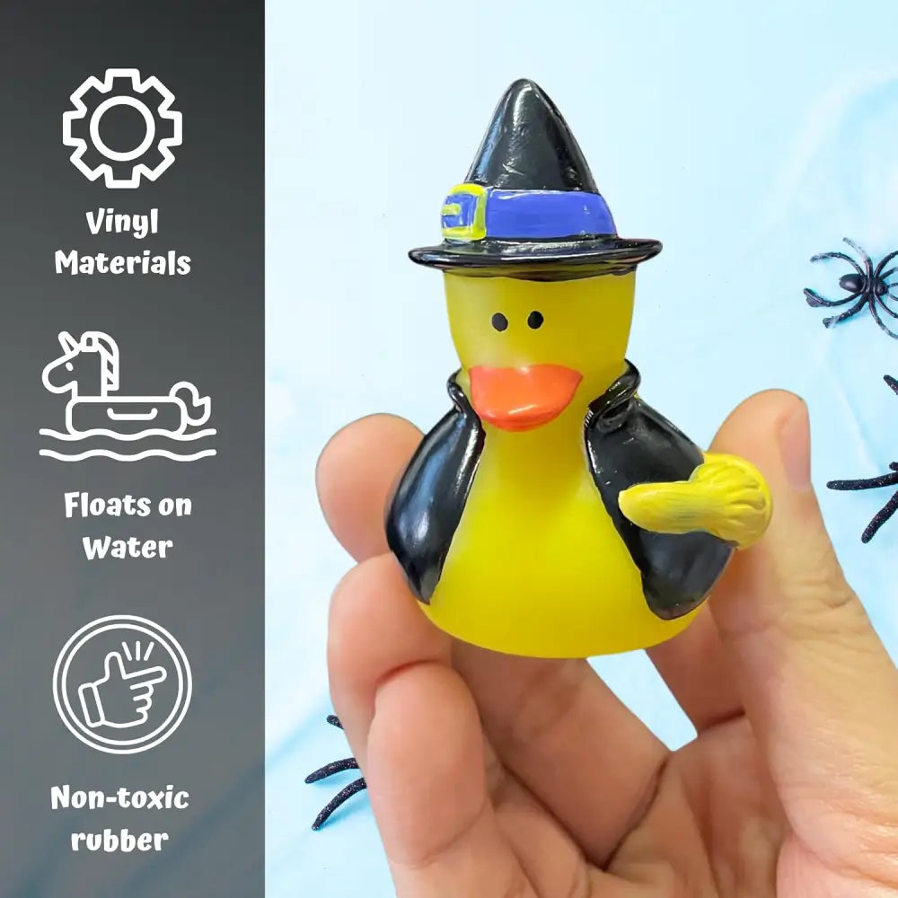 4E’s Novelty 24-Pack Halloween Rubber Ducks – Assorted Jeep Ducking Toys & Party Favors