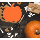 4E’s Novelty 24 Pack Large Foam Pumpkins Craft Kit – 8’’ Halloween Crafts for Kids Classroom Activities - Arts & Crafts